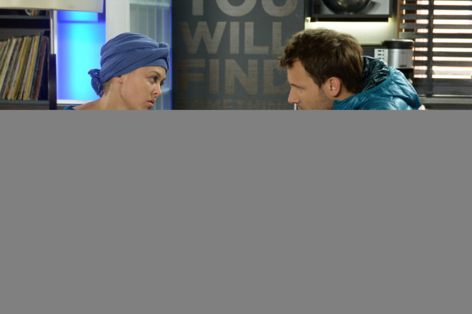Pierwsza miłość. Radek (Mateusz Banasiuk), Jowita (Joanna Opozda)
