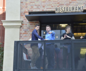 Robert Lewandowski w restauracji Nine's