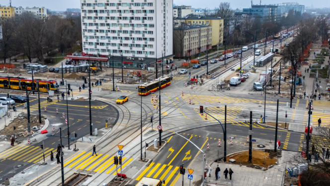 Tramwaj do Dworca Zachodniego w Warszawie - grudzień 2025