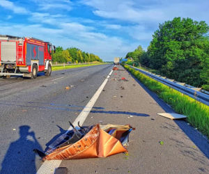Makabryczny wypadek na autostradzie A4 pod Chrzanowem