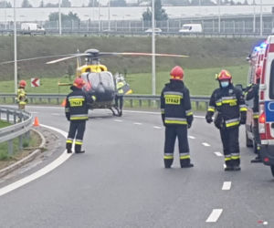 Makabryczny wypadek motocyklisty na S2 