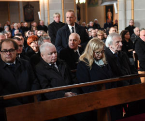 Pogrzeb posła Strzałkowskiego. Pojawił się Jarosław Kaczyński