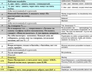 Stenogramy rozmów z wieżą