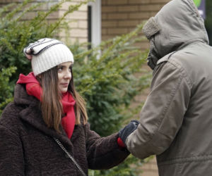 Barwy szczęścia odc. 2454. Andrzej Romanowski (Maciej Jachowski), Agata (Natalia Zambrzycka)