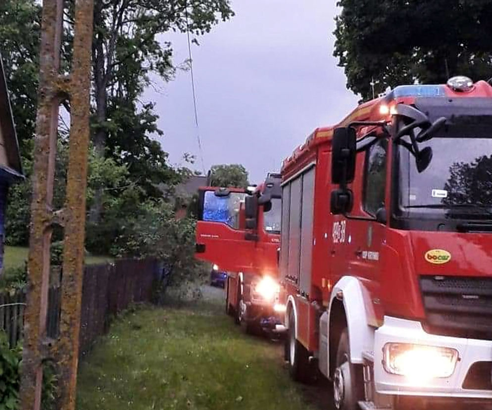 Burza spowodowała pożary w Brańsku i Ostrowie Południowym