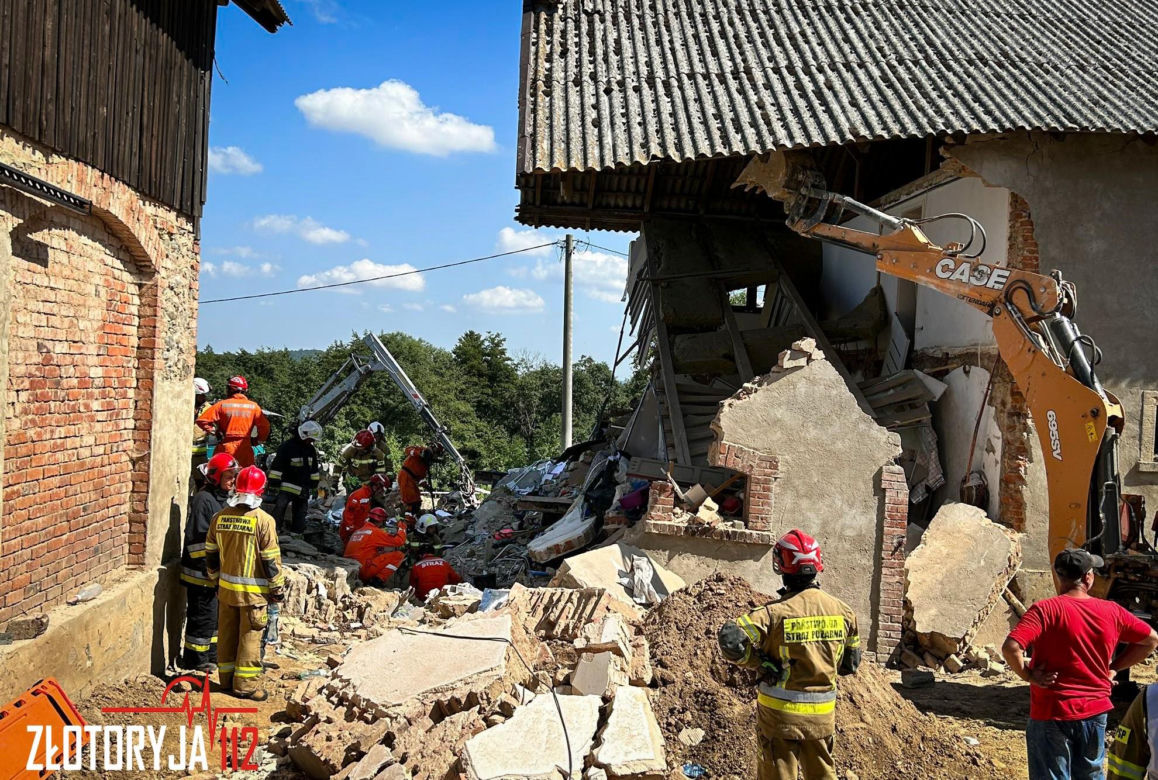 Remontowali dom, zginęli pod gruzami. Prokuratura: to nie była katastrofa budowlana