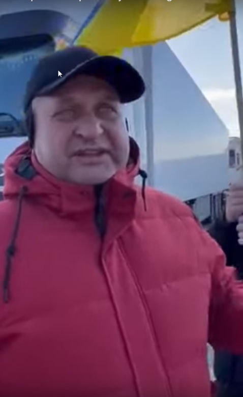 Filip Chajzer + Tiry na przejściu granicznym