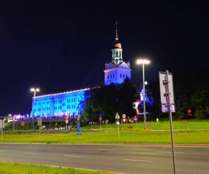 Nowa iluminacja Zamku Książąt Pomorskich w Szczecinie