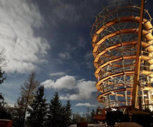 Najwyższa darmowa wieża widokowa w Polsce. Ma 38 metrów i widoki jak z bajki