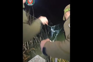 Dopłynęli do brzegu i zostali zatrzymani. Kłusowali nocą na jeziorze w gminie Osieczna
