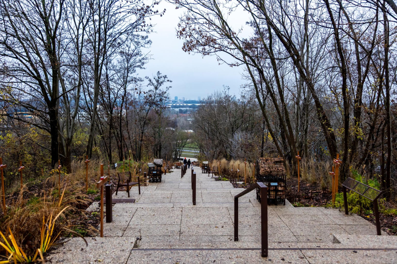 Park Akcji "Burza" w jesiennej odsłonie