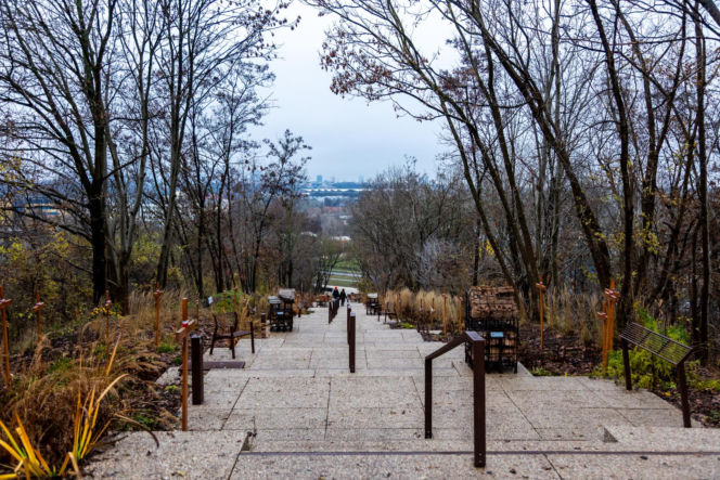 Park Akcji "Burza" w jesiennej odsłonie