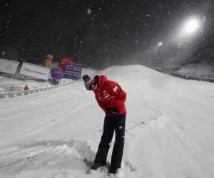 Kamil Stoch podczas ostatniego kunkursu PŚ w Zakopanem