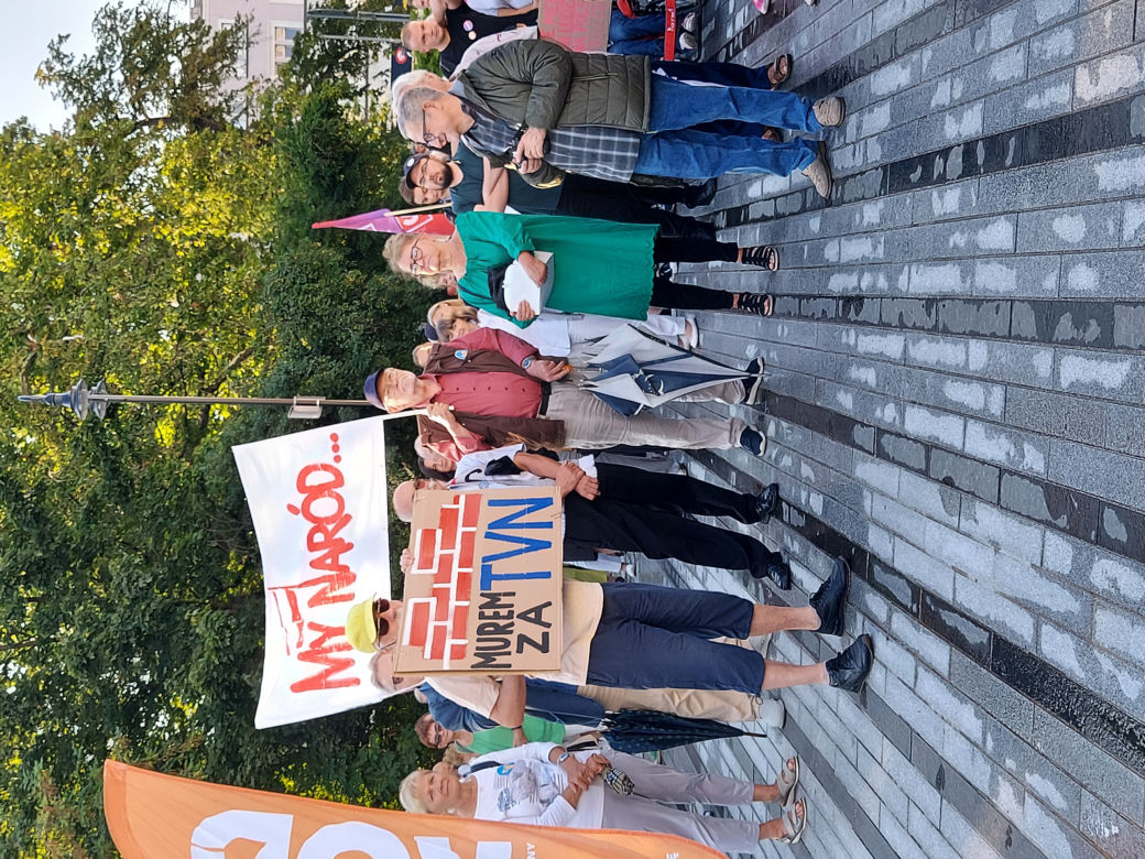 Opole przeciwko "lex TVN". Protest na pl. Wolności [10.08.21 r.]