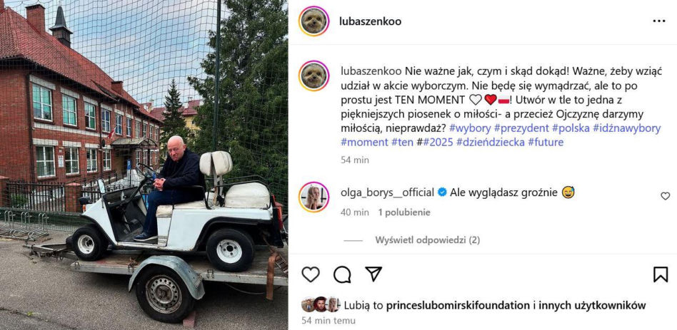 Wybory Prezydenckie 2025: Tak głosują gwiazdy w drugiej turze! Olaf Lubaszenko