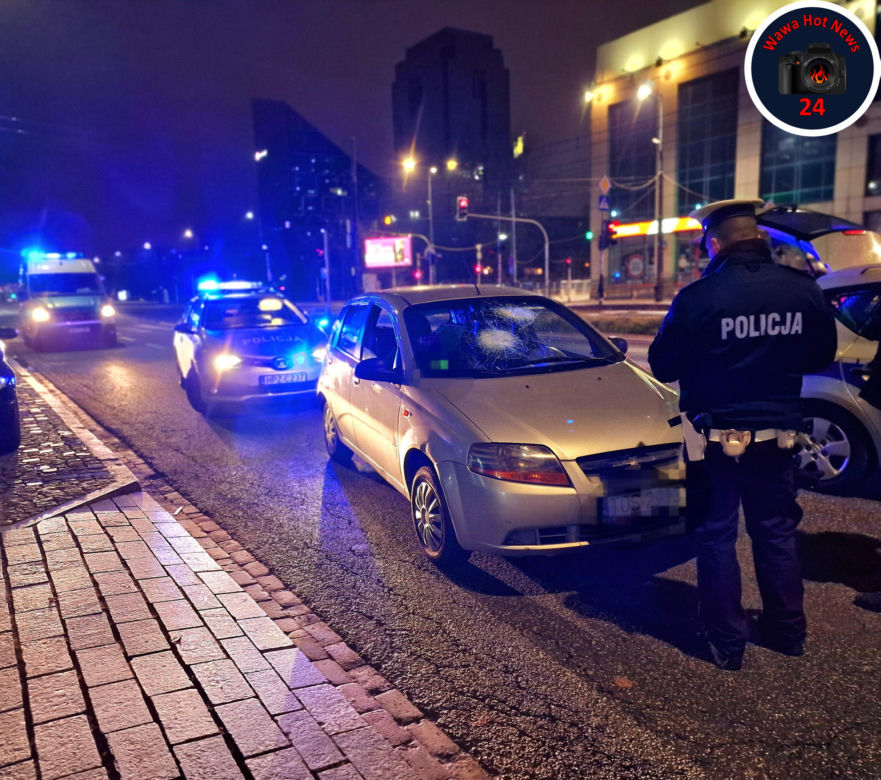 Wielki pościg w Warszawie. Naćpany Ukrainiec potrącił policjanta i rzucił się do ucieczki. „Przewiózł funkcjonariusza na masce kilkadziesiąt metrów”