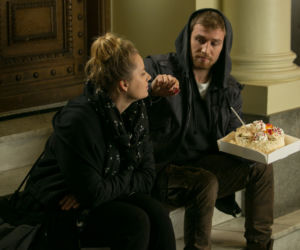 Singielka odcinek 60, Elka (Paulina Chruściel), Tomasz (Mateusz Janicki)