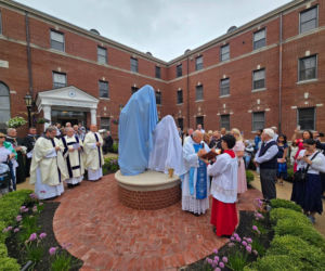 Pomnik św. Maksymiliana Marii Kolbego odsłonięty w Marytown w  Libertyville, IL
