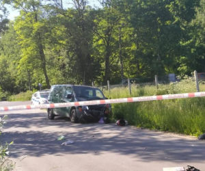Wypadek w Bedoniu. Pijany kierowca mercedesa nie ustąpił pierwszeństwa. Zabił kobietę