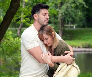 Barwy szczęścia, odc. 3285. Justin (Jasper Sołtysiewicz), Ola (Michalina Robakiewicz)