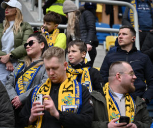 Arka Gdynia - Widzew Łódź: Zdjęcia kibiców i zawodników z meczu 25. kolejki PKO BP Ekstraklasy