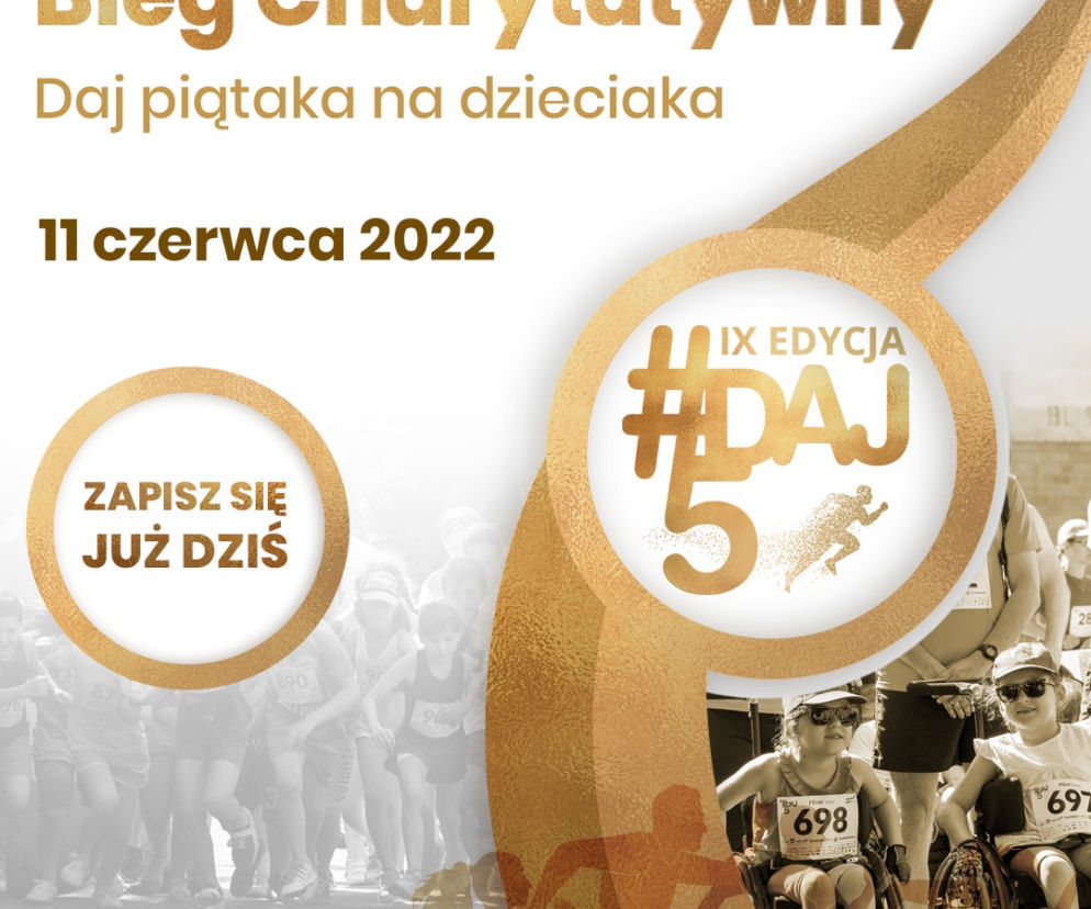 Weź udział w biegu żeby pomóc dzieciom. Rusza akcja Daj Piątaka
