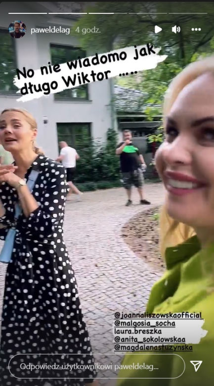 Przyjaciółki 20 sezon na planie: Anka (Magdalena Stużyńska), Inga (Małgorzata Socha)