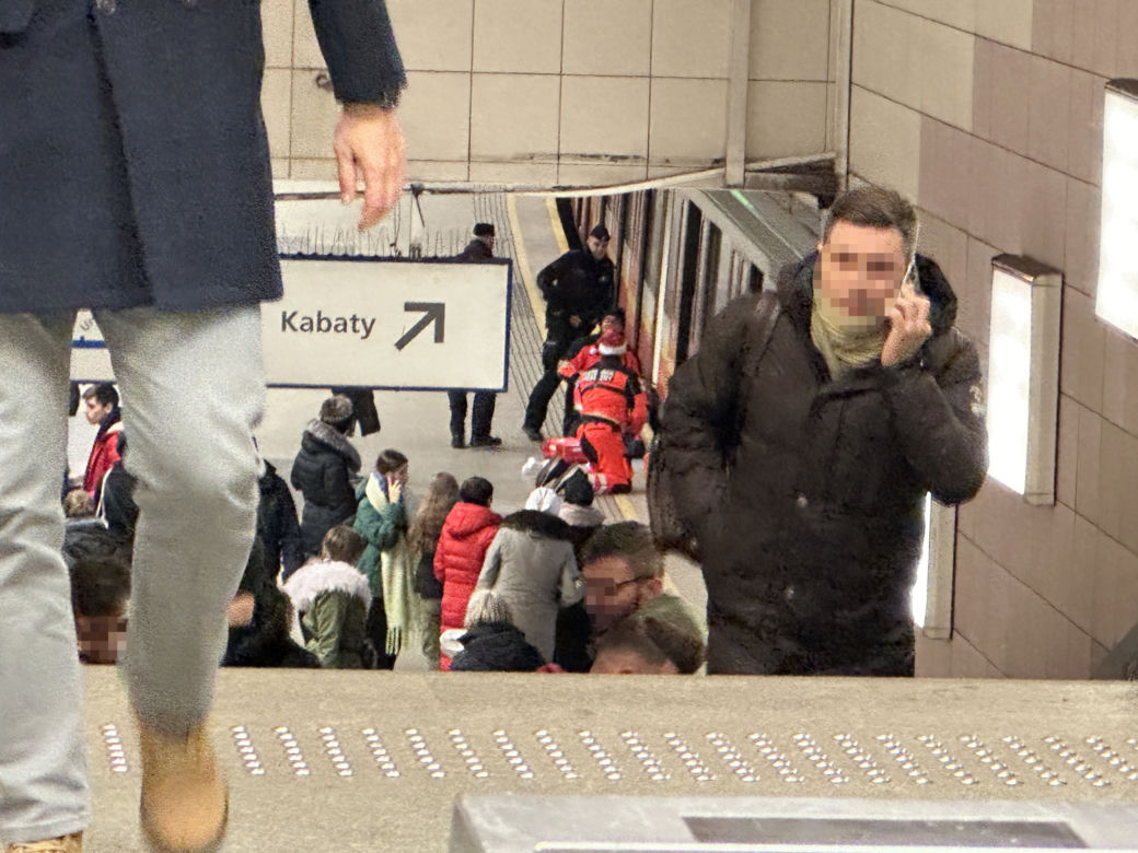 Dantejskie sceny w metrze