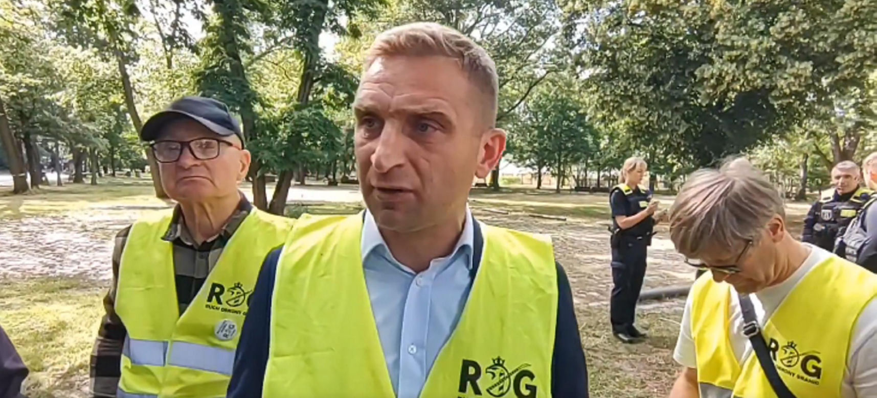 Zatrzymany Bąkiewicz - Berlin
