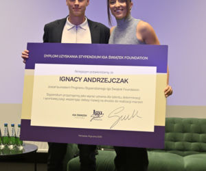 Iga Świątek rozdała stypendia