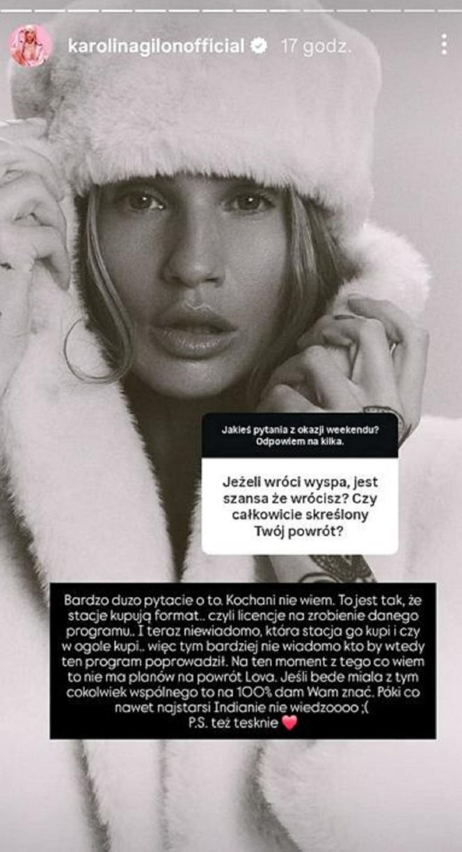 Czy "Love Island" powróci? Karolina Gilon odpowiada i mówi wprost: "Tęsknię"