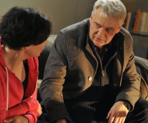 M jak miłość odc. 1204. Marysia (Małgorzata Pieńkowska), Robert Bilski (Zbigniew Stryj)
