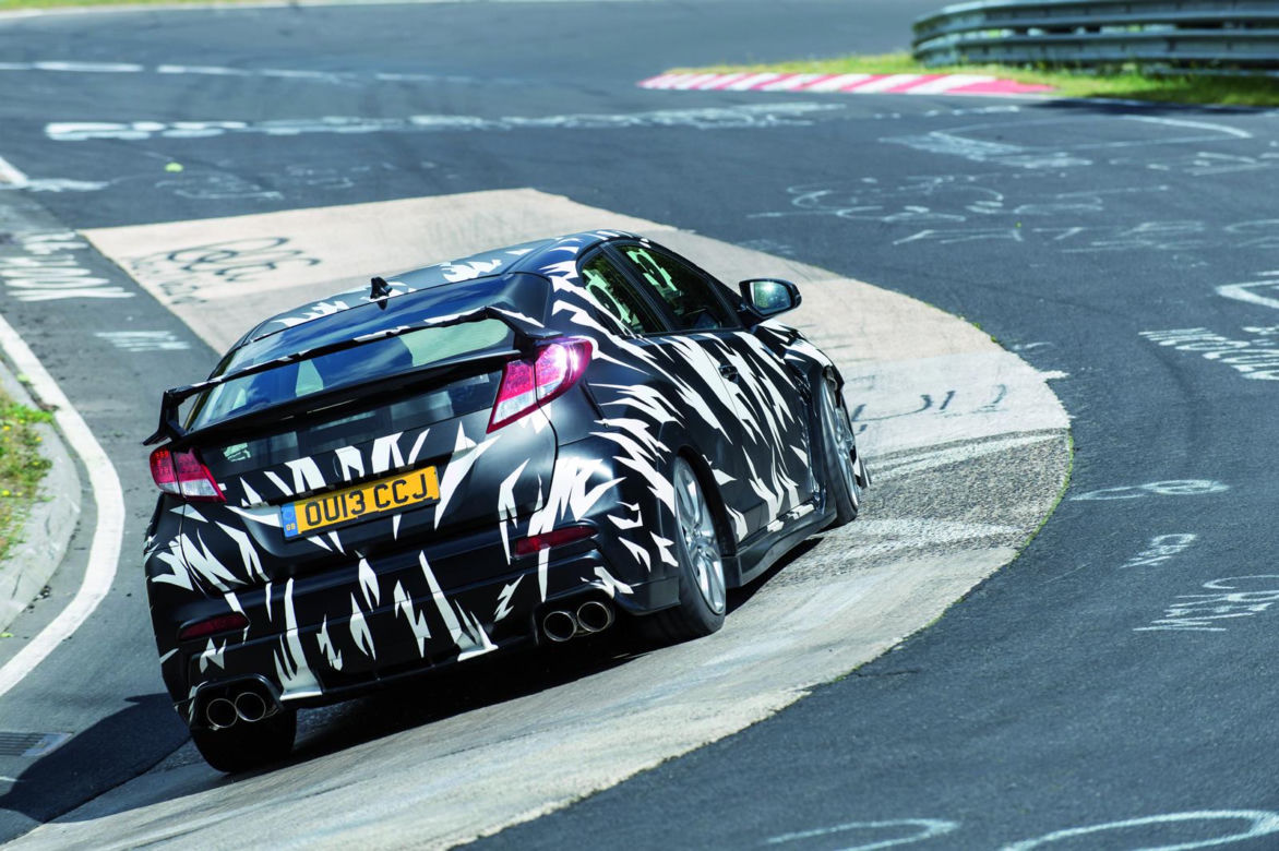 Nowa Honda Civic Type R na torze Nurburgring
