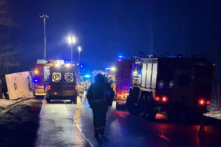 Koszmarny wypadek autobusu pod Wyszkowem