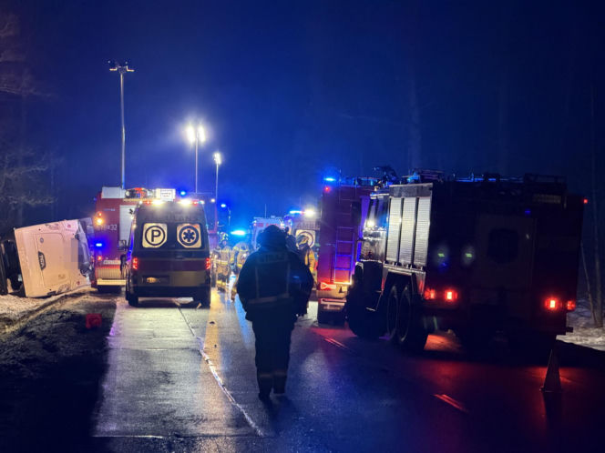 Koszmarny wypadek autobusu pod Wyszkowem