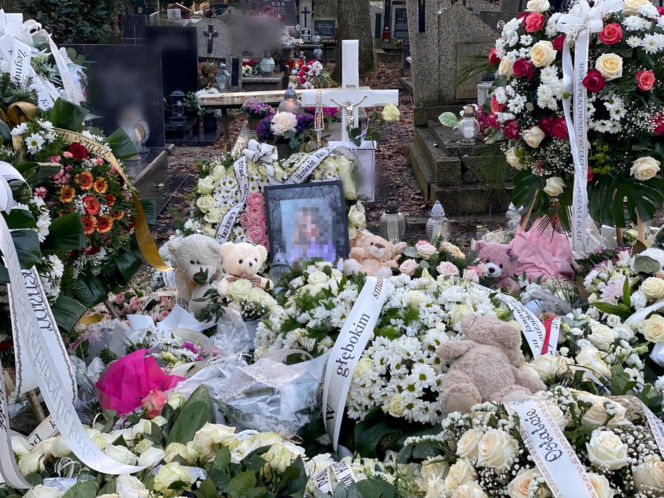 Grób zamordowanej Danusi