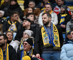 Arka Gdynia - Widzew Łódź: Zdjęcia kibiców i zawodników z meczu 25. kolejki PKO BP Ekstraklasy