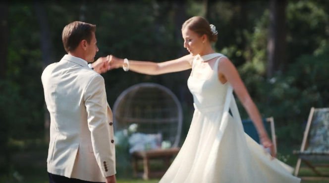 M jak miłość nowy sezon. Natalka (Dominika Suchecka), Adam Karski (Patryk Szwichtenberg)