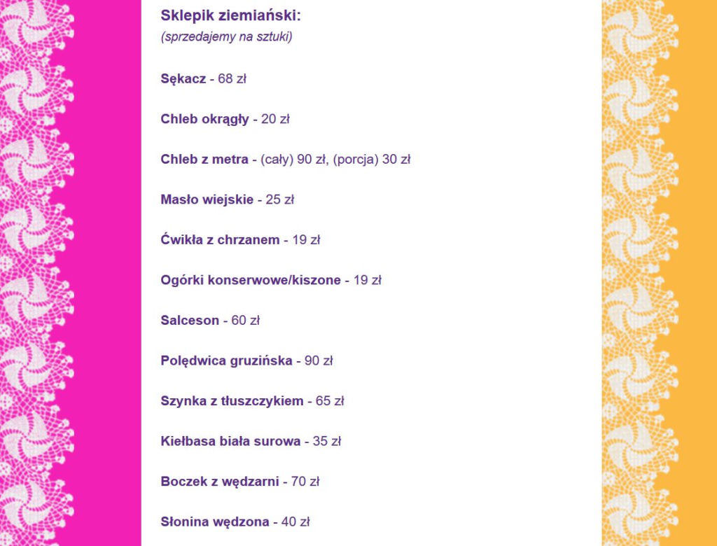 Wielkanoc u Gessler: ceny zwalają z nóg