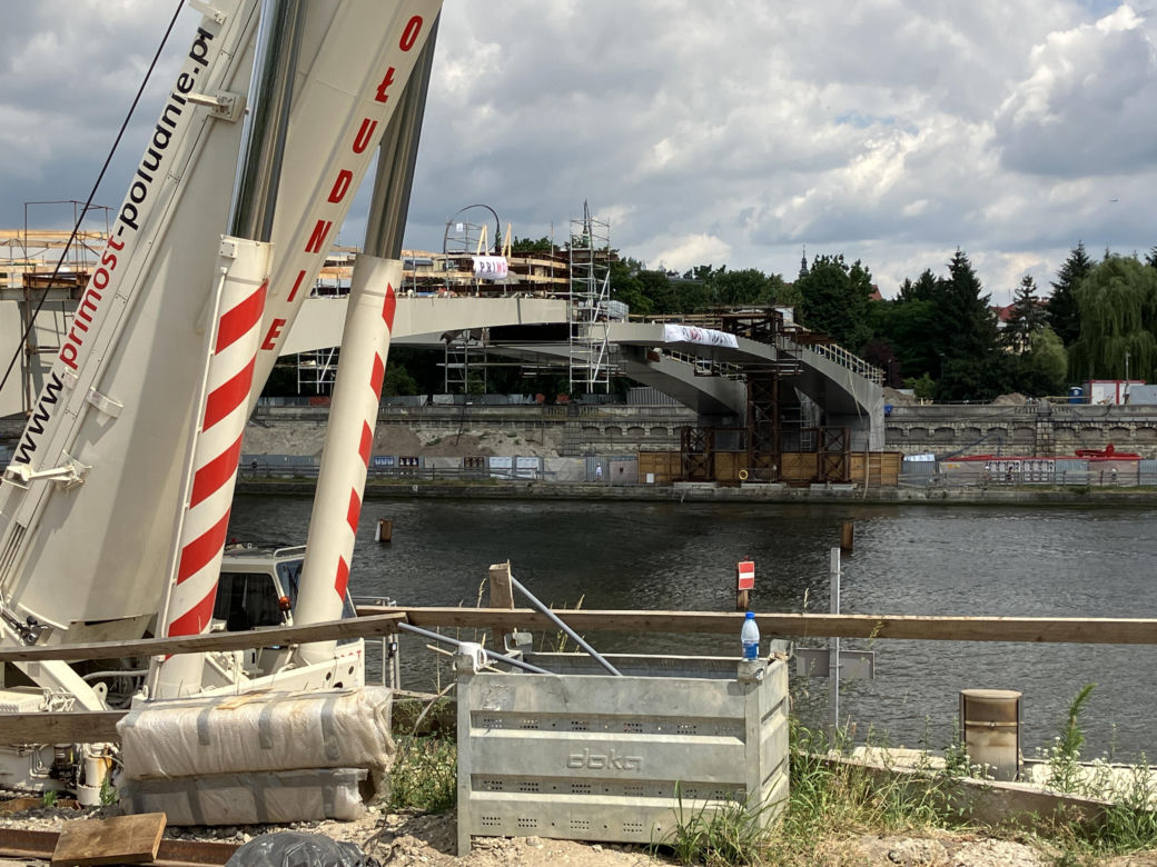 Budowa kładki Kazimierz – Ludwinów w Krakowie