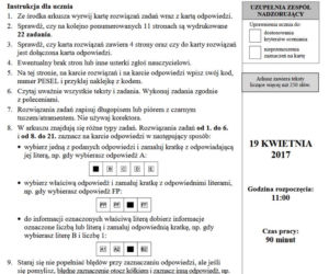 Egzamin gimnazjalny, język polski ARKUSZE