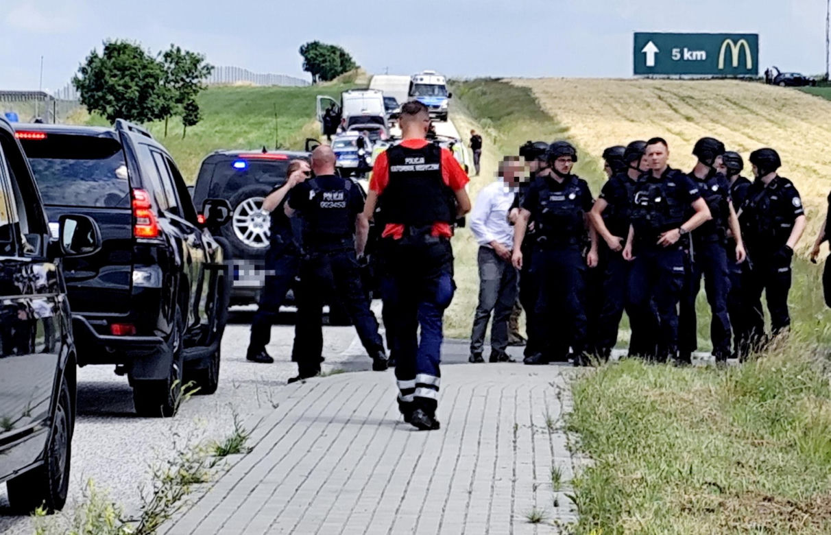 Zatrzymanie Dariusza R. po zbrodni w Mierzawie