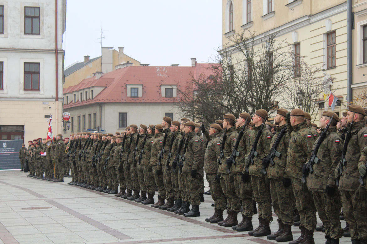 Przysięga wojskowa w Tarnowie