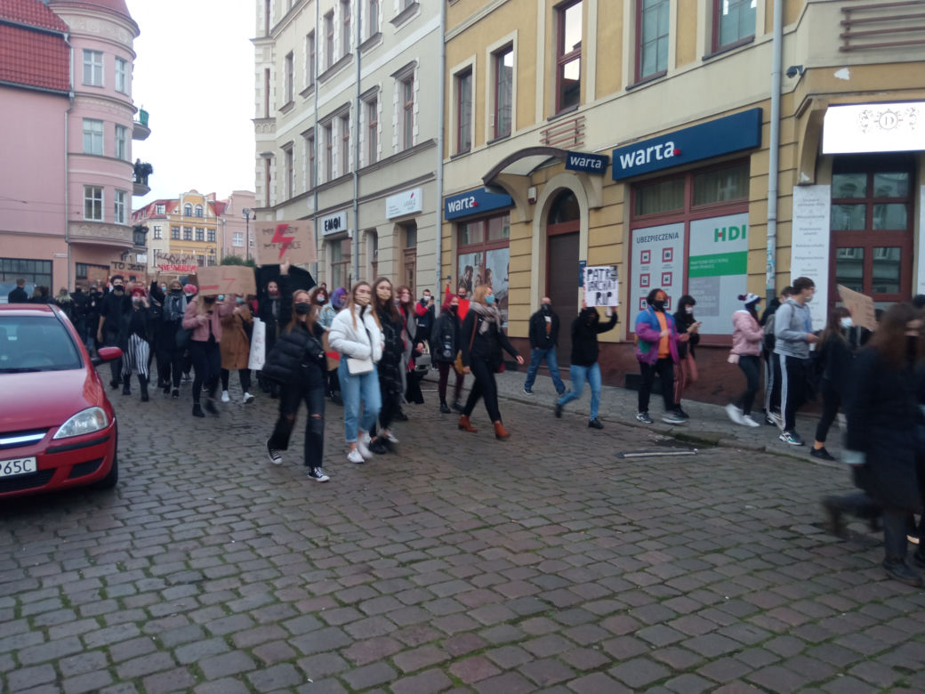 Protest w Grudziądzu