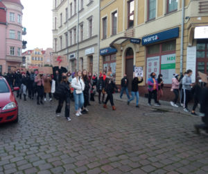Protest w Grudziądzu