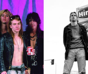 Axl Rose i Kurt Cobain, czyli historia wielkiego konfliktu dwóch ikon rocka lat 90. Skończyło się awanturą na gali rozdania nagród!