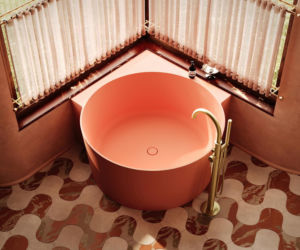 Różowa łazienka od Omnires