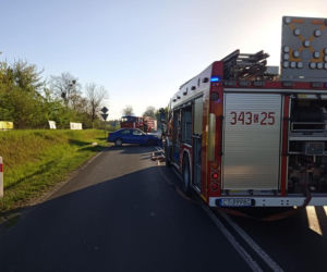 Wypadek w Gronowie koło Torunia. Czołówka na dk nr 15
