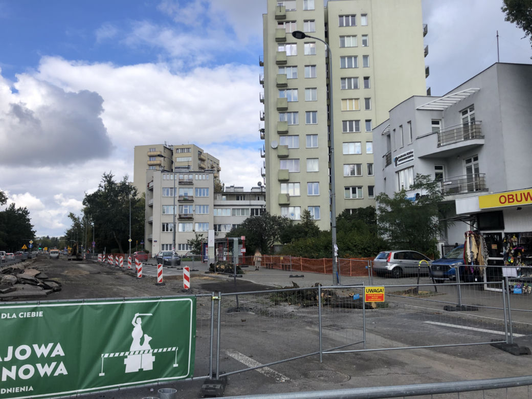 Tramwaj do Wilanowa. Jak wygląda budowa w okolicy ul. Dolnej?