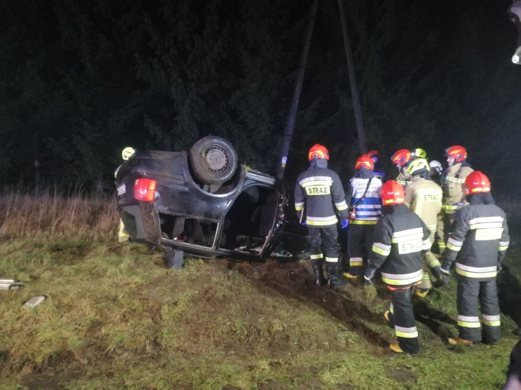 Wypadek na trasie Czaplinek - Złocieniec